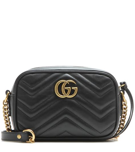 gucci all black purse